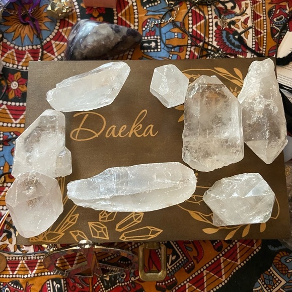 Raw Clear Quartz Crystals!